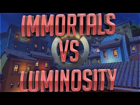 Overwatch Luminosity Gaming vs Immortals Pax South semi finals map 3