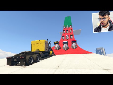 Cars Vs Cars Challenge 100.200% People Eat Their Thumbs After This Race in GTA 5!