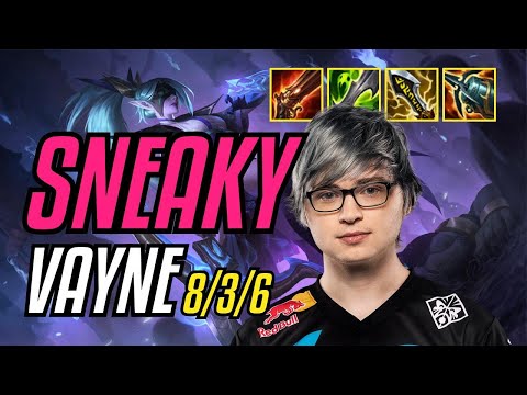 SNEAKY - VAYNE vs EZREAL ADC - NA GRANDMASTER - PATCH 11.7