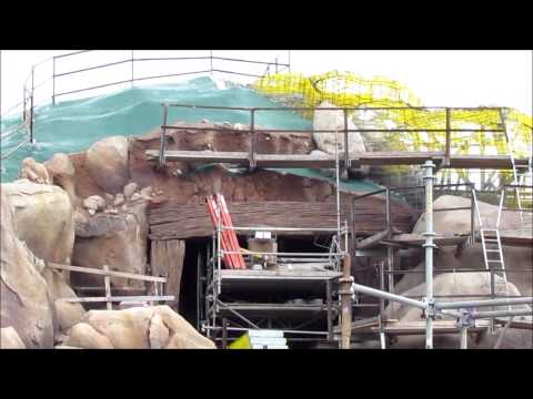 Seven Dwarfs Mine Train Construction Update - September 2013