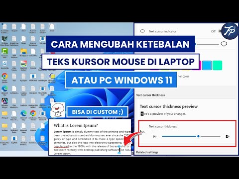 Cara Mengubah Ketebalan Teks Kursor Mouse Di Laptop Atau PC Windows 11