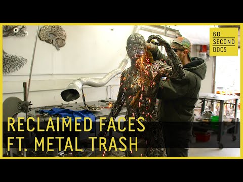 Sculptures From Reclaimed Metal