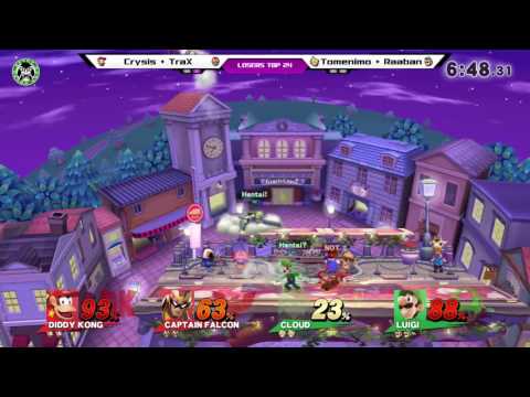 PPT-W17 - Crysis + TraX Vs. Tomenimo + Raaban - Losers Top 24 - Smash 4 Doubles