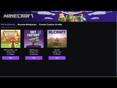 NotFirst - How to Install Modpacks in Minecraft via Twitch Launcher [OUTDATED: Now use curseforge]