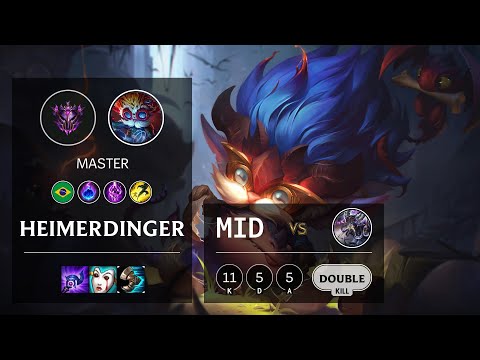 Heimerdinger Mid vs Kassadin - BR Master Patch 10.16