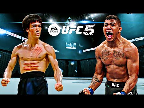 Bruce Lee 🐉 vs Gilbert Burns 💣 | Who Wins This Epic Battle? 🥋 | EA SPORTS UFC 5 | MR. JOJO | 4K HDR