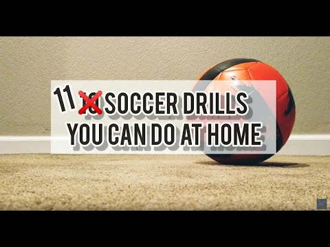10 Close Control Soccer Drills You Can do at Home! Fast Footwork Drills | No Excuses Part Two |