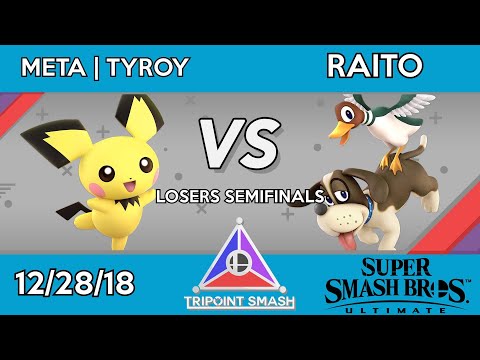 Tripoint Smash 41 - Losers Semifinals - Meta | Tyroy (Pichu) Vs. Raito (Duck Hunt)