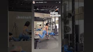 女優 (@ngs_shiho826) ジム トレーニング動画 #shorts