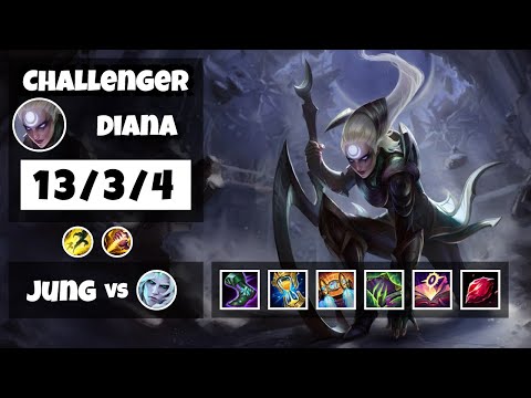Diana Jungle S11 11.13 Challenger Replay (13/3/4) - KOREAN