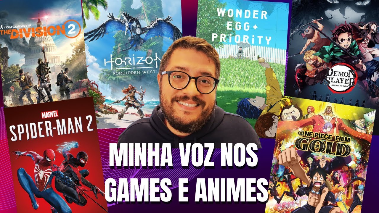 Minhas dublagens nos games e animes