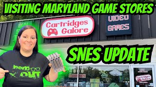 I STOPPED in LA VALE Maryland at Cartridges Galore to Find Video Games! SNES Set Update 373/721!