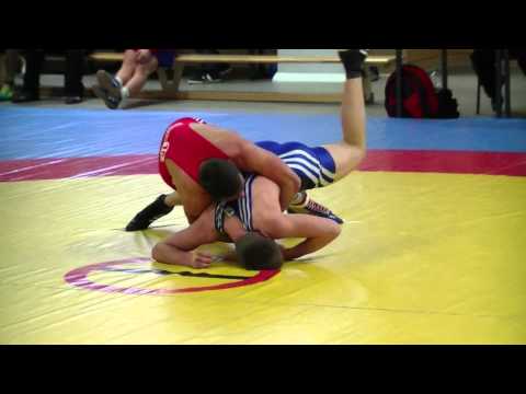 Ringen LM Sachsen, Junioren, GR 84kg, Schneider (Werdau) - Mückisch (Weisswasser))