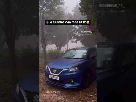 BALENO RS AT 210 KM/H 🚀🚀// #automobile #race #fast #baleno