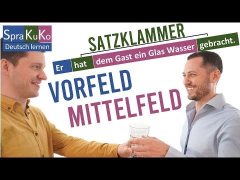 Positionen im Feldermodell - Valenz - Kongruenz - finite / infinite Verben  - Ergänzung / Angabe