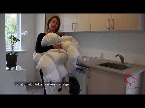 Sådan vasker du din Ringsted Dun dyne og pude