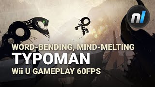 Mind-Melting Word-Based Puzzle Platforming | Typoman Wii U Gameplay 60fps