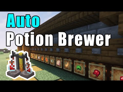 Automatic Potion Brewing Station | Java & Bedrock Minecraft Tutorial