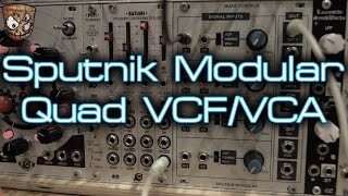 Video thumbnail for Sputnik Modular - Quad VCF/VCA by DivKid