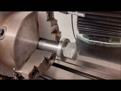 Come Fare Vite Filettata M33 X 1.5 mm Con Tornio E Fresa [ Tornitor Shqiptar Ne Itali ]