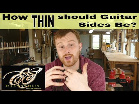 How Thin Should Guitar Sides Be?