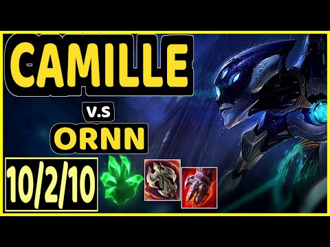CAVELE (CAMILLE) vs ORNN - 10/2/10 KDA TOP GAMEPLAY - NA Ranked MASTER