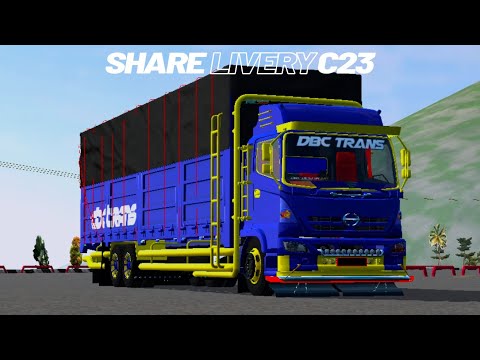HINO C23 SBN CARGO / AJB TRANSPORT || MOD BUSSID TERBARU