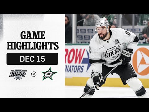 HIGHLIGHTS: LA Kings at Dallas Stars | 12.15.25 NHL