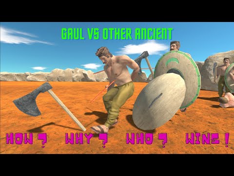 The Gaul vs Archer, Romanus, Teutonic Knight, Spartan Warrior and Hussar | One on One Fight| ARBS |
