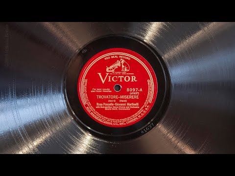 Miserere • Rosa Ponselle & Giovanni Martinelli (EMG Mark IX Gramophone)