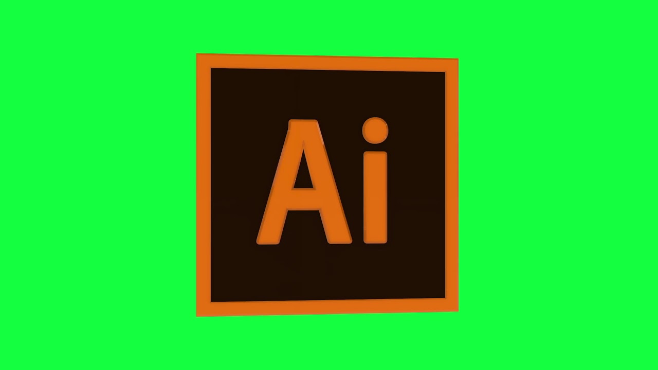 Adobe Illustrator Green Screen Logo Loop Chroma Animation