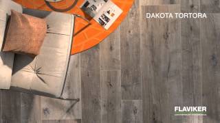 Flaviker Dakota houtlook tegel 30x120cm - Tortora