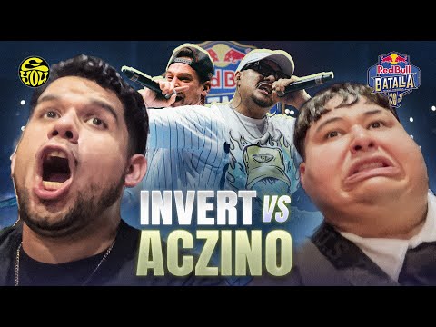 ACZINO TUVO SU VENGANZA DIEZ AÑOS DESPUÉS! - Reacción a INVERT vs ACZINO - Red Bull 20 años 