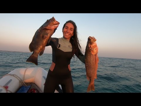 Ep. 285 Margarida spears a big dog snapper - shipwrecks, snorkeling and adventure in Cuba
