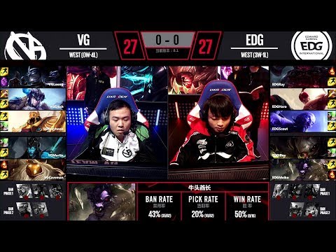 【LPL春季賽】第3週 VG vs EDG #1