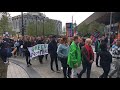 Klimaatmars vertrekt uit centrum Rotterdam