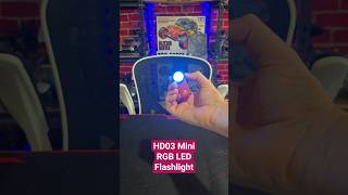 This Mini RGB LED Flashlight will BLOW YOUR MIND | Wurkkos HD03 #flashlight #led #rgb