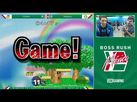 Boss Rush Mexico Winners Quarters - TS|Axe (Pikachu) vs Napkins (Peach)