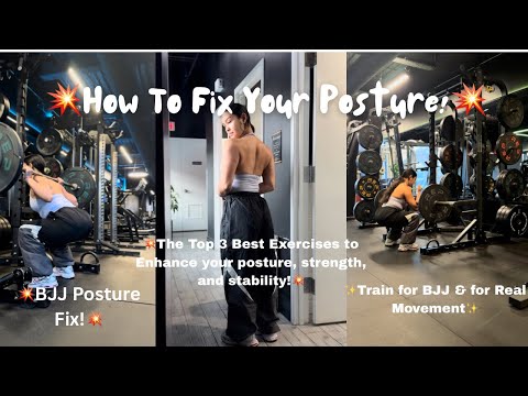 How To Fix Your BJJ Posture with Strength Training | Stronger Posture for BJJ & Lifting | Mic’d up 