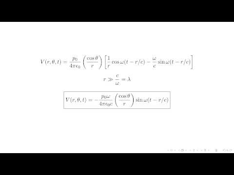 9 1 2 Electric Dipole Radiation
