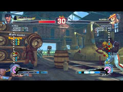 HJMxp (Dudley) vs oshino215 (Adon) - SSF4 Arcade Edition Xbox Live Ranked Match
