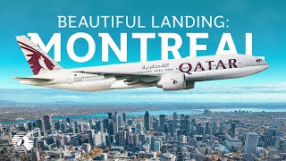 Download lagu Beautiful landing in Montreal, Canada (4K) mp3