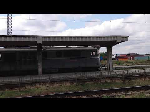 Manevra feroviară/Railway maneuvers in gara Bacău