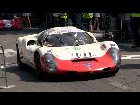 1967 Porsche 910 2.0L Flat-6 Engine Sound - Vernasca Silver Flag 2014