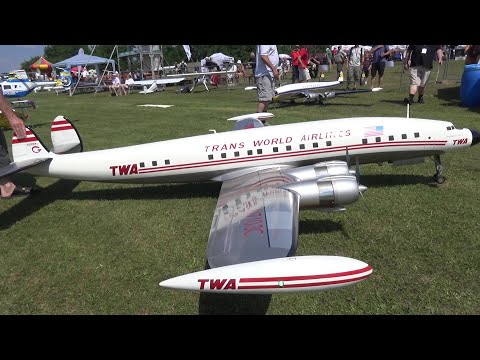 "STAR OF AMERICA" L-1049 LOCKHEED SUPER CONSTELLATION TWA GIANT RC SCALE MODEL AIRPLANE