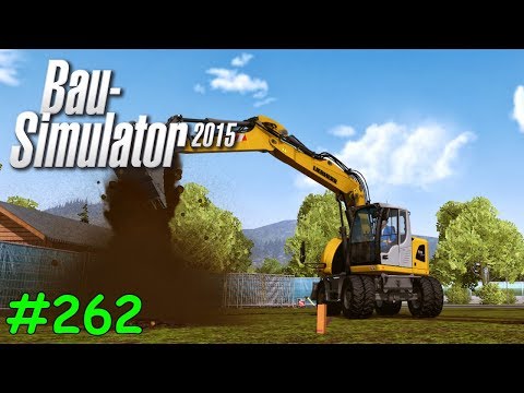 Let's Play Bau Simulator 2015 Teil 262 - ARBEITEN mit dem LIEBHERR A918 MOBILBAGGER