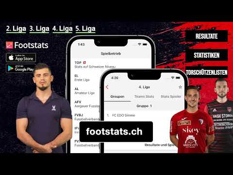 Erste Liga, 2. Liga inter, 2. Liga, 3. Liga, 4. Liga, 5. Liga, Senioren - Footstats App