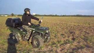 preview picture of video 'Kawasaki Prairie 360 4x4 - crazy ride'