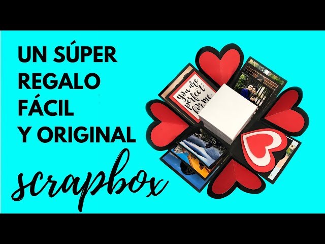 Vídeo relacionado con Caja de Fotos Sorpresa DIY, Caja Sorpresa con Fotos Negro, Box explosion, Caja Sorpresa con Fotos, para Cumpleaños, Aniversario de Boda, Regalo de San Valentín