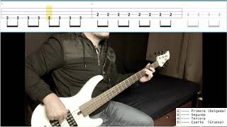 Maná - Rayando el sol ( Bajo Cover + TAB ) 🇲🇽